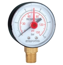Nyomásmérő, alsó 0-10 bar 53 mm átmérő (JL-9241-10)