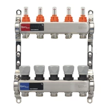 Áramlásmérős osztó-gyűjtők