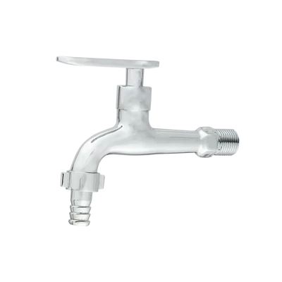 Falikút csap kerámia betétes krómozott tömlővéges 1/2" hosszú (EL-053)