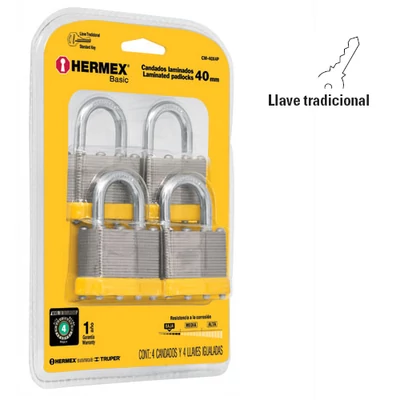 Lakat 4 db-os (40 mm)(CM-40X-4P)