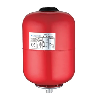 Tágulási tartály, függőleges,  3/4" - 18 l (BAR-VT18)