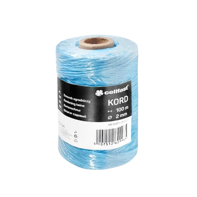 Kötözőanyag, polipropilénből, időjárásnak ellenálló  100 m/ 2 mm (36-040)
