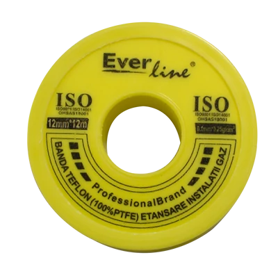 Teflon szalag gázra 12 mm x 12 m (PTFE), (ELG-GA1212)