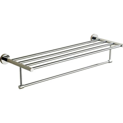 Fali törölközőtartó, Stílusos polccal, Méretek: 60 cm x 23,5 cm (ER-J520)