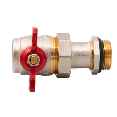 Golyóscsap pillangó karos KB 1"  Hollandis, egyenes (ER-RHT11A)