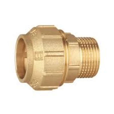 KPE réz csatlakozó (toldó) KM 32x1" (EBE-R3211M)