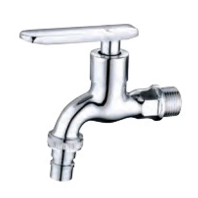 Falikút csap kerámia betétes krómozott tömlővéges 1/2" rövid (EL-051)