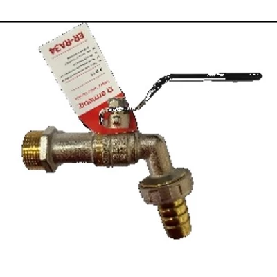 Kerti csap tömlővéges, karos 3/4"FAGYMENTES (sárgaréz)(ER-RA34)