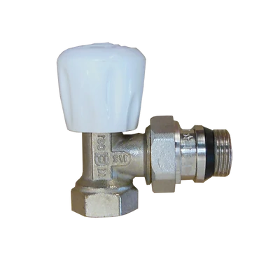 Radiátorszelep előremenő sarok 1/2", gumi tömítéssel  (EVP-PE12MF)