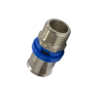 Press TH csatlakozó (toldó) Külső menetes (KM) 20x1/2" (FI-R2012M)