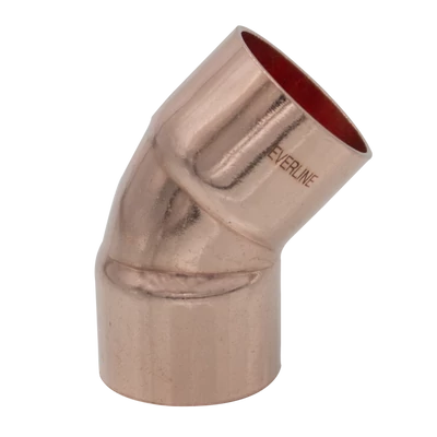 Forrasztható réz könyök 28/45° BB (ECA-C28-45FF)