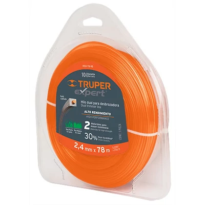 Fűkasza Damil (2,4 mm x 12 m), üvegszálas belső, négyzet profil (HDU-12-95)