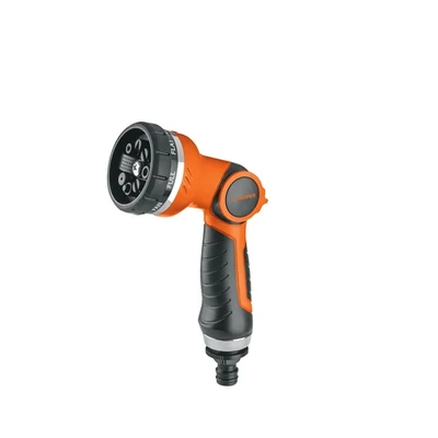 Locsolópisztoly (műanyag, többféle szórás) csatlakozóval (PR-307)