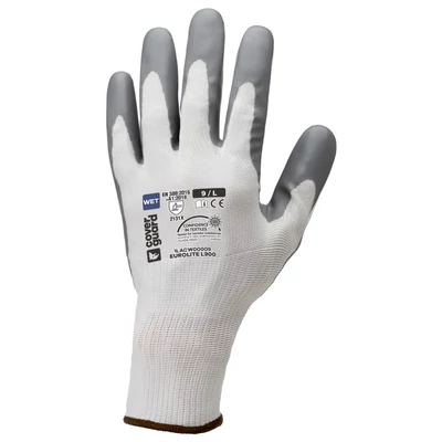 Védőkesztyű latexmártással, EUROLITE L900, méret:10