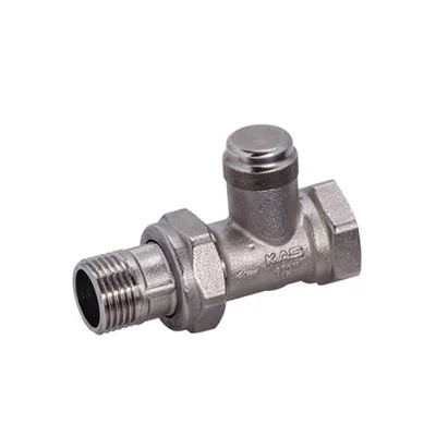 Radiátorszelep visszatérő egyenes 1/2"(403301)