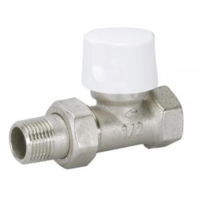 Radiátorszelep előremenő egyenes 1/2" (402301)