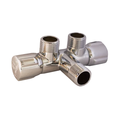 Kerámiabetétes sarokcsap, sarokszelep,     1/2"-1/2", dupla   (RB-RC1212)