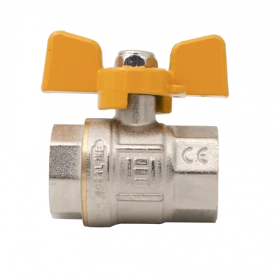 Gáz golyóscsap pillangó karos BB  1/2" eco, 5 Bar, (RG-DFF12T)