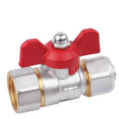 Golyóscsap pillangó karos BM 20x3/4" ötrétegű csőhöz (RB-D2034F)