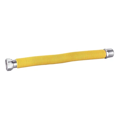 Flexibilis nyújtható gáz bekötőcső 1/2" KB  75-150cm (gázcső)(RG412MF-75B)