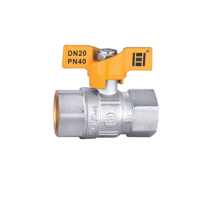 Gáz golyóscsap pillangó karos BB  3/4" (RG-DFF34A)