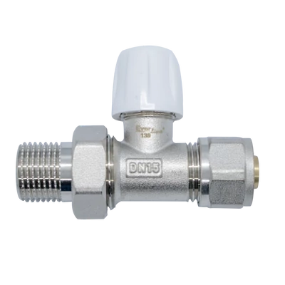 Radiátorszelep visszatérő egyenes 1/2"x16 (EVP-DT1612M)