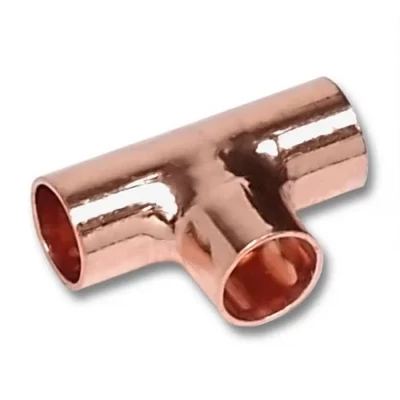 Forrasztható réz T-idom Szűkített 28x15x28 (SA-15130281528)