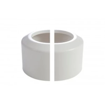 Csőtakaró átm.: 110 mm, magas, két részes, rozetta, (STY-067-110-M)