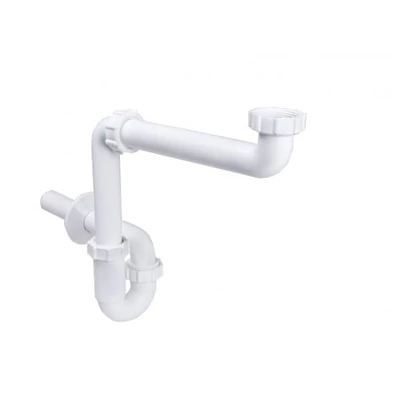 Helytakarékos csőszifon 5/4", leeresztőszelep nélkül, 32 mm-es (STY-641-32-2)