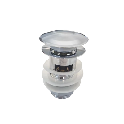 Klikk-klakk fém dugós, fém test, 5/4" , nagy dugóval, Túlfolyós mosdókagylókhoz (VEN-A1005)