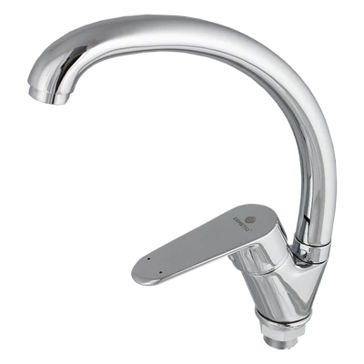 Kép 1/4 - Ermetiq hattyú típusú konyhai csaptelep, KRÓM kivitelben (ER-A207)