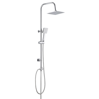 Négyzet alakú fix és mobil zuhanygarnitúra, zuhany csaptelep nélkül (ER-SD83)