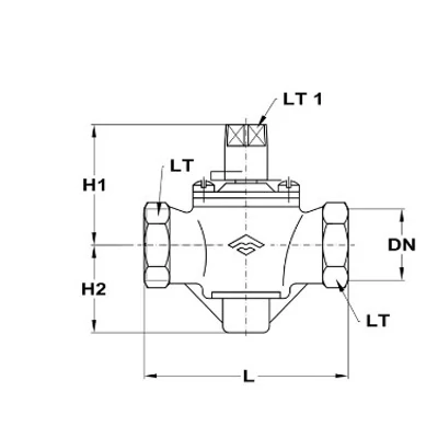 Kép 2/2 - Golyóscsap, sárgaréz, vízfőcsap, fagycsap,  BB 3/4'' (MOFÉM/TEKA) (113-0019-00)