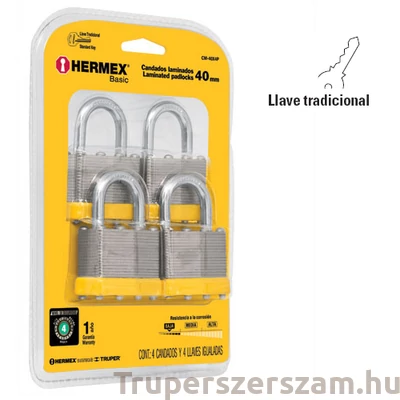 Kép 1/2 - Lakat 4 db-os (40 mm)(CM-40X-4P)