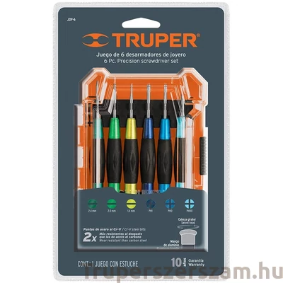 Kép 2/2 - Truper csavarhúzó készlet, 6 db-os (JOY-6)