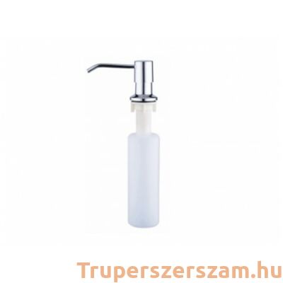 Beépíthető szappan és mosogatószer adagoló, króm, 320 ml (AQUA-01)