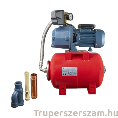Kép 1/3 - Víznyomásemelő berendezés kilökővel 1.1KW 24L(hidrofor)(BAR-TDP370-24)