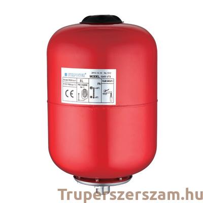 Tágulási tartály, függőleges - 18 l (BAR-VT18)