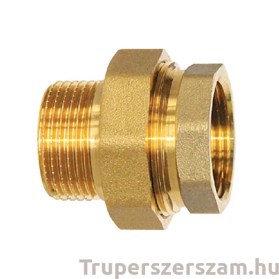 Kép 1/2 - Réz hollander KB egyenes 6/4" (lapos tömítéssel)(EFC-H1112)