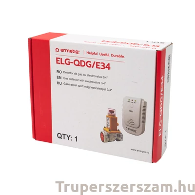 Kép 4/4 - Gázérzékelő készlet 3/4"-os mágnesszeleppel (ELG-QDG-E34)