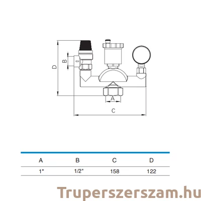 Kép 2/2 - Biztonsági készlet 1" (EVP-XF33F)