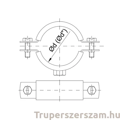 Kép 2/2 - Gumis gyorskötöző, gumis csőbilincs 73-78,    2 1/2" (GB-10)