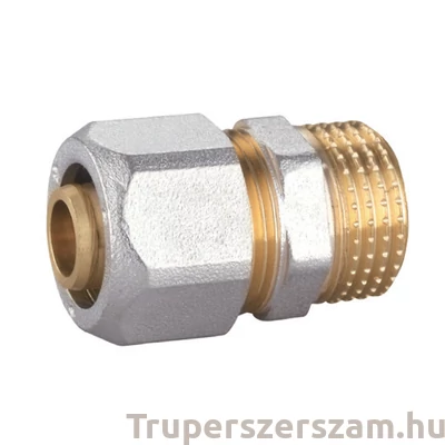 Kép 1/2 - Kulcsos csatlakozó (toldó) külső menetes (KM) 20x3/4" fix (FD-R2034M)