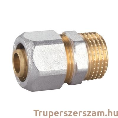 Kulcsos csatlakozó (toldó) külső menetes (KM) 20x3/4" fix (FD-R2034M)