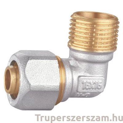 Kép 1/2 - Kulcsos könyök külső menetes (KM) 20x1/2" fix (FD-C2012M)