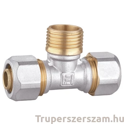 Kép 1/2 - Kulcsos T-idom külső menetes (KM) 20x3/4"x20 (PP-T2034M)
