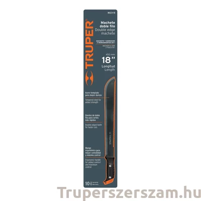 Kép 2/2 - Bozótvágó kés, machete, 46 cm (MACH-18)