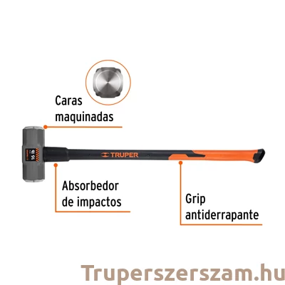 Kép 2/3 - Kőtörő, bontó kalapács 7,27 kg, üvegszálas nyél (MD-16F)