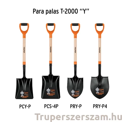 Kép 2/3 - Nyél ásó/lapáthoz Truper ásónyél D nyél(65 cm hosszú) (Következő típusokhoz: PCY-P; PCS-4P; PRY-P; PRY-P4; PPH-P; PCAY-P; PCACY-P) (MG-PY-P)