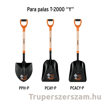 Kép 3/3 - Nyél ásó/lapáthoz Truper ásónyél D nyél(65 cm hosszú) (Következő típusokhoz: PCY-P; PCS-4P; PRY-P; PRY-P4; PPH-P; PCAY-P; PCACY-P) (MG-PY-P)
